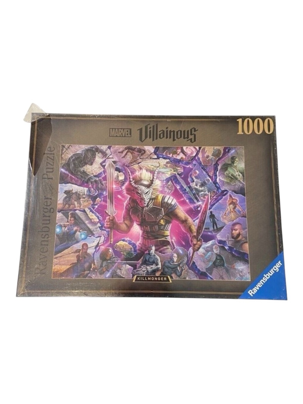 Marvel Villainous Killmonger 1000-Piece Puzzle By Ravensburger New Sealed NEW